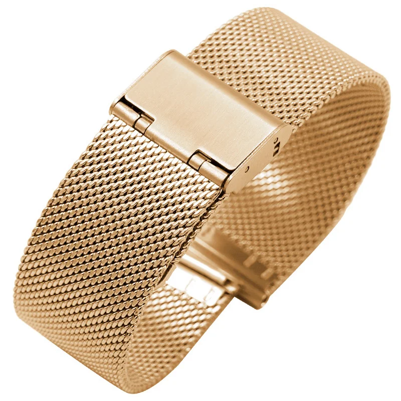 Ремешок для часов Миланская петля универсальный быстросъемный стальной