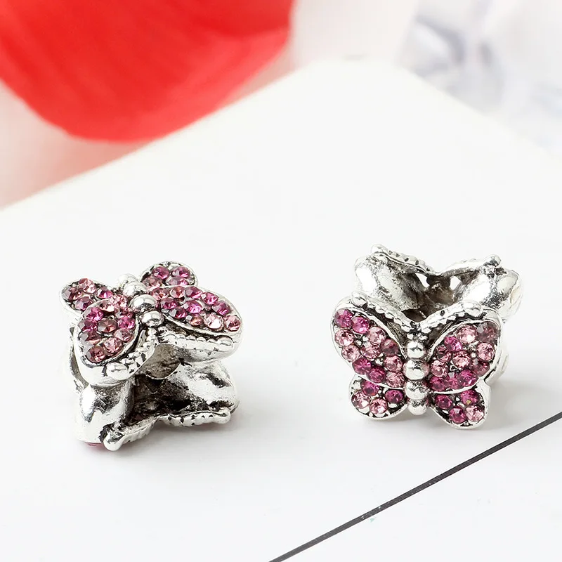 Новинка 2020 Рождественские Подвески снежинки шармы бусины с пятиконечной звездой