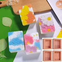 petal leaf cloud silicone candle mold diy square pattern gypsum diffuser mould handmade fondant cake soap making plaster craft