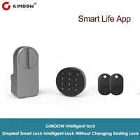 gimdow bluetooth compatible gateway tuya smart door password electric hotel apartment for smart key