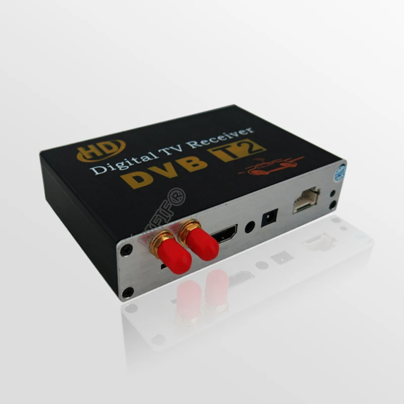 Автомобильный цифровой ТВ тюнер с двойным чипом ресивер Freeview мобильная