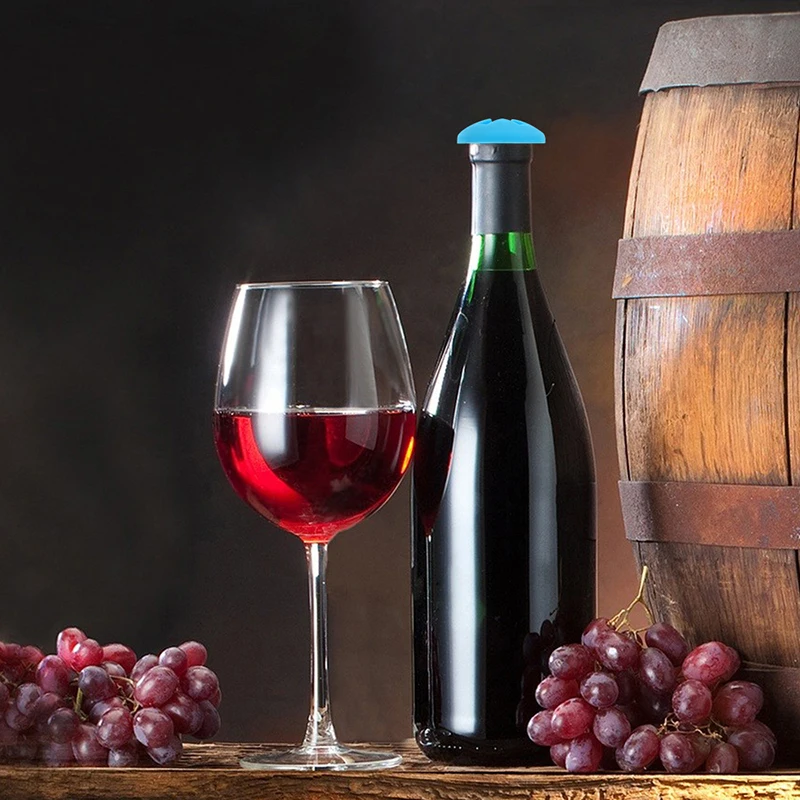 

5pcs Silicone Stopper Screw Five Colors Shape Stopper Bottle Stopper Wine Red Wine Bottle Cap Champagne Stopper Kitchen Bar Tool