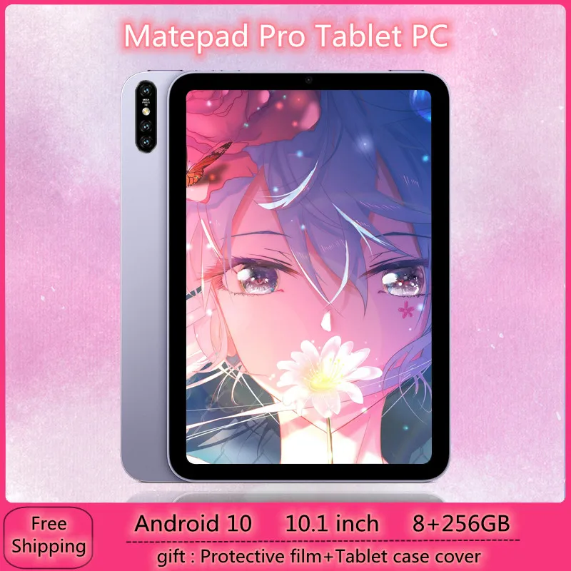 

Планшет MatePad Pro на Android 10, десять ядер, экран 10,1 дюйма, 8 ГБ + 256 ГБ