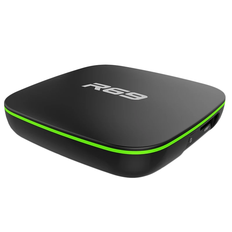 ТВ приставка R69 Smart на Android 7 1 2 4 ГГц Wi Fi H3 четырехъядерный процессор 1080P Hd 3D фильмы