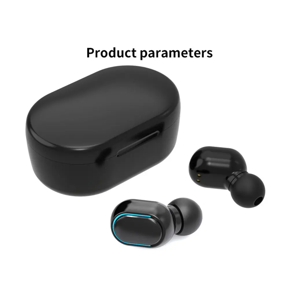 

Wireless Earphone Bluetooth Headphones 5.0 Voice Control Earbuds Stereo Waterproof Headsets Digital Display Charging Case