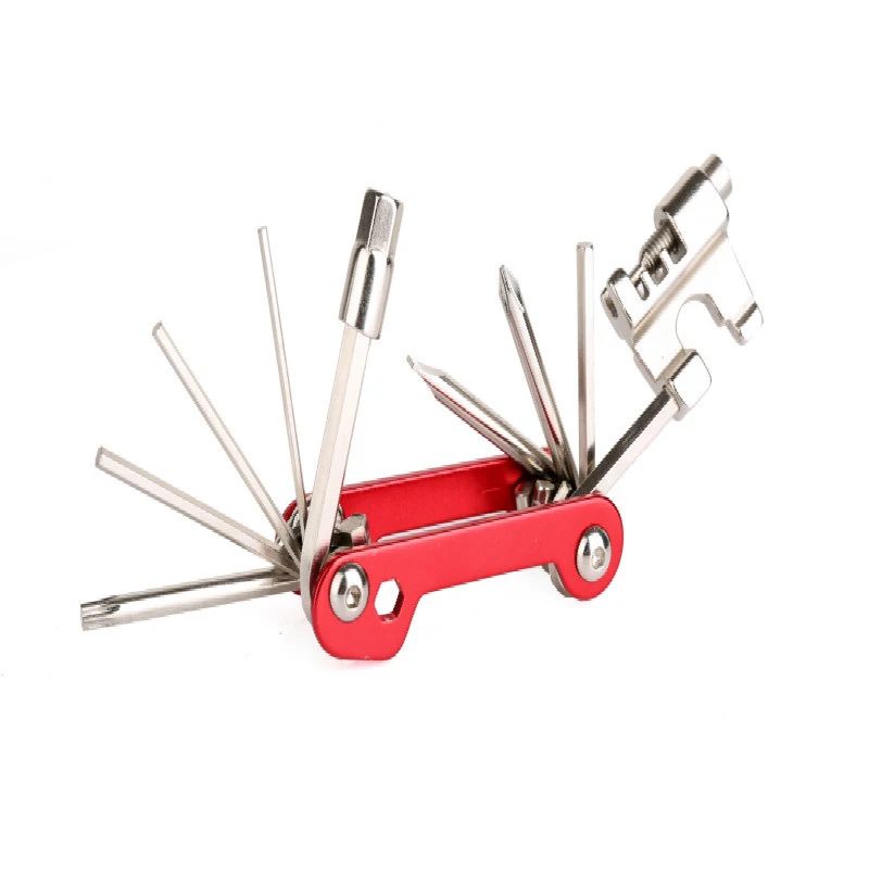 Велосипедный ремонтный инструмент многофункциональный складной мини шестигранный ключ отвертка цепной резак MTB велосипед стальной портативный инструмент для велоспорта R0191.