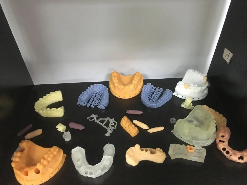 Lcd материалы для 3d-печати УФ смолы высокой точности и твердости фотополимер Стоматологическая имплантированная зубная направляющая пластина 1000 мл многоспектральное сканирующее устройство с системой сбора данных