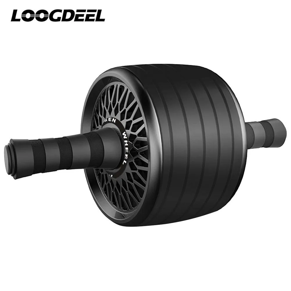 

Abdominals Exercise Wheel Wider AB Roller Noiseless Abdominal Core Muscle Building Workout Gym Home Fitness Equipment