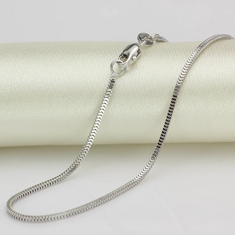 

Женская цепочка В миланском стиле, ожерелье из чистого золота 18 К, 16 дюймов, 18 дюймов, 1,3 МВт