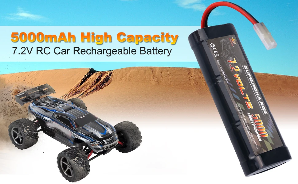 MELASTA 7,2 V 5000mAh NiMH перезаряжаемая RC игрушка батарея с разъемом разряда Tamiya/Banana для RC гоночных автомобилей лодки самолета
