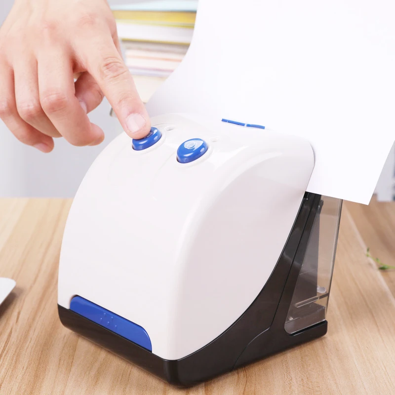 Электрический Дырокол и степлер офисная канцелярская Штамповка устройство