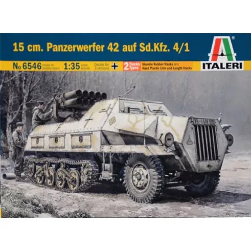 

ITALERI plastic assembled military model 1/35 scale German 42 self-propelled rocket launcher Sd.Kfz.4/1 adult collection 6546