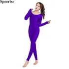 Женский комбинезон для йоги SPEERISE, весенний комбинезон из спандекса с длинным рукавом, гимнастический костюм унисекс