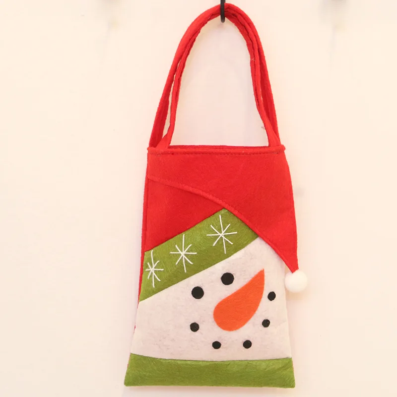 Рождественская Фигурка Санта Снеговик Олень Медведь Пингвин Подарочная сумка