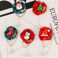 christmas brooch fashion cute cartoon elderly brooch men and women word snowman tree sweater coat brooch pins