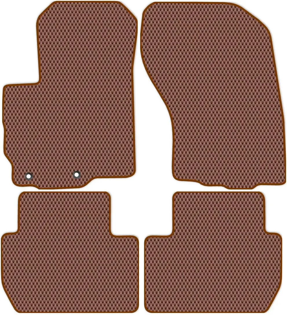 Car Mats allmone Eva Brown for Mitsubishi Outlander (SUV/cwow) 2005 - 2012 | Chassis