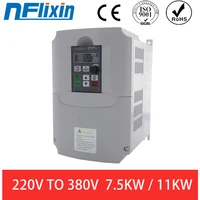 AC Frequency Inverter Lathe VFD 11KW 10HP Speed Control 3Ph 380V Output 500Hz Motor Drive VFD for 3 Phase Asynchronous Motor