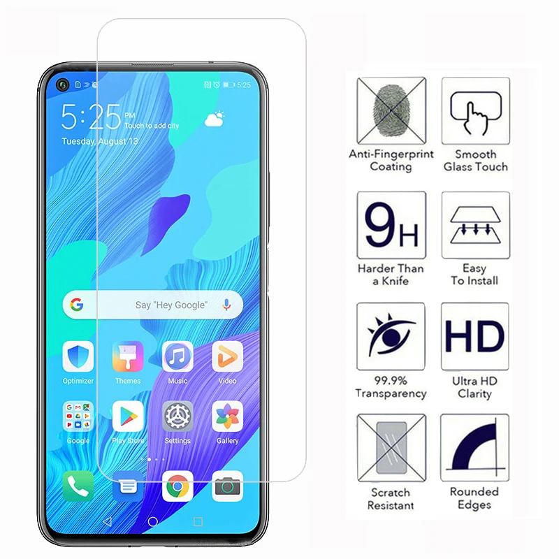 Защитное стекло для Huawei Nova 5T 5i Honor 20 Pro 3 шт. защита экрана закаленное honor 20s