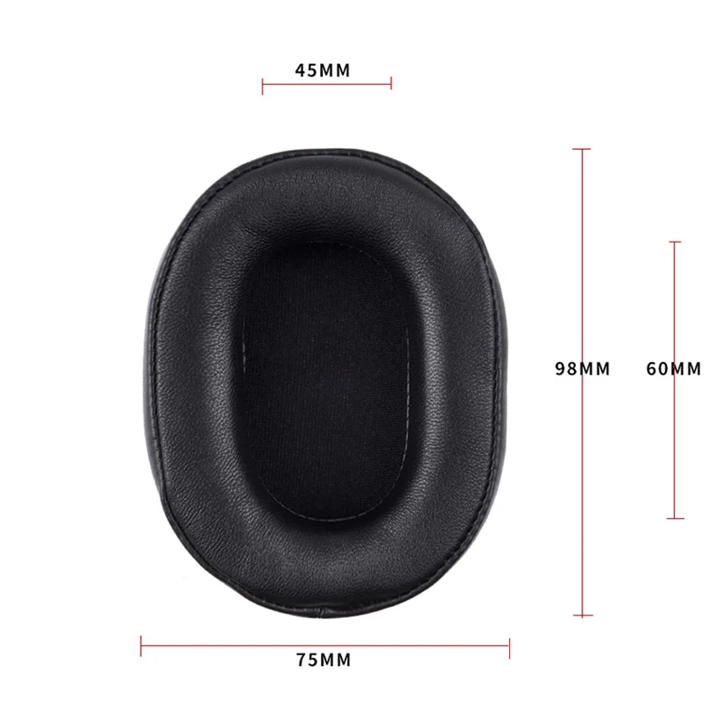 Овчина Ухо Pad для ATH MSR7 M50X 40X MDR 7506 наушники из пены с эффектом памяти Сменные