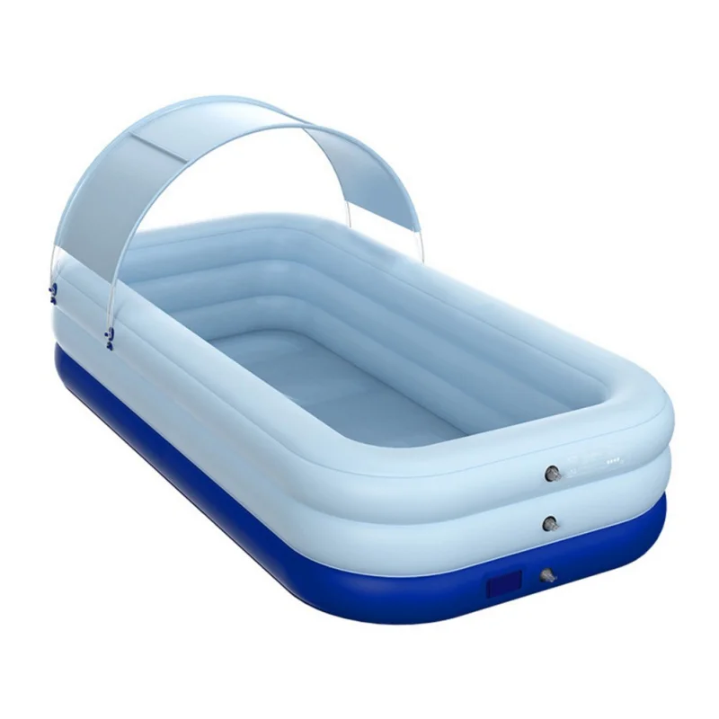 

PVC Sunshade Wireless Automatic Inflatable Swimming Pool Household Children's Swimming Pool Large Outdoor Pool With Shed