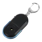 Брелок для ключей с локатором, звуковой свисток, светодиодный светильник, мини-датчик для поиска ключей