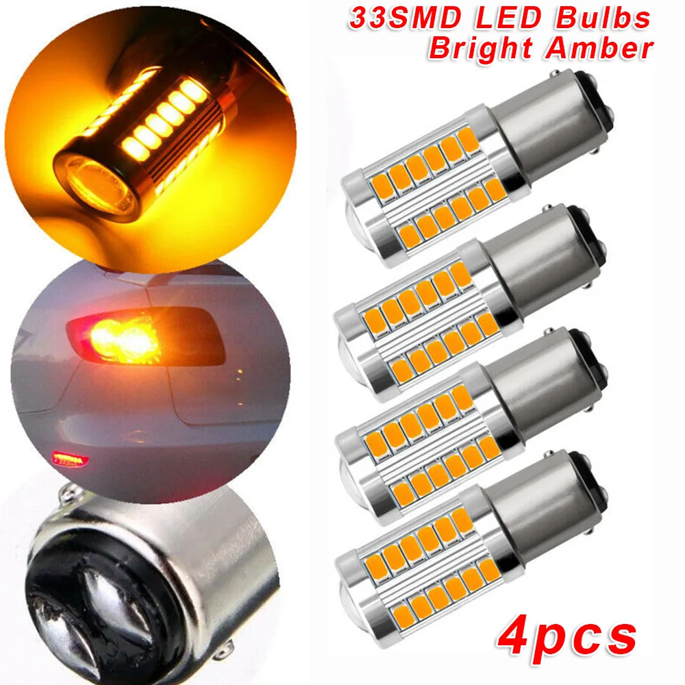 

Stop Car LED Lights Backup Reverse Auto Amber 33SMD DC 12V Replacement