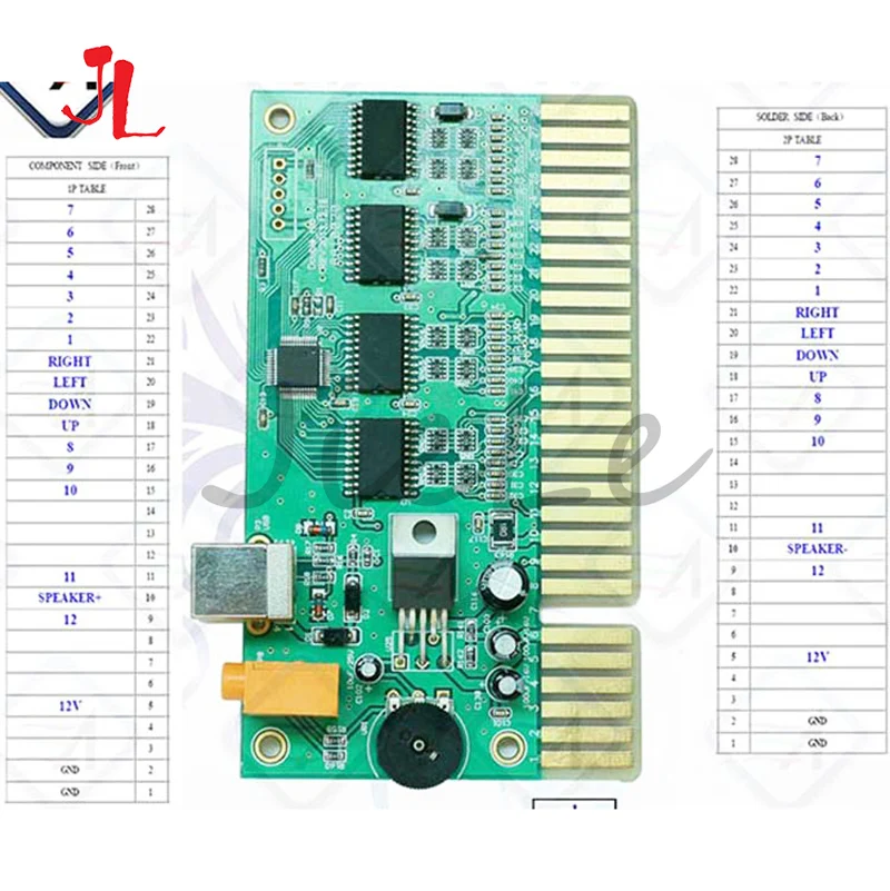 ПК USB в JAMMA аркадный конвертер контроллер платы для борьбы игровой шкаф джойстик кнопка от AliExpress WW