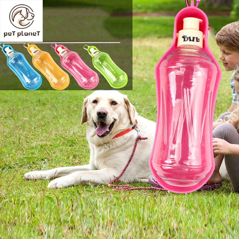 Портативная бутылка для воды собак маленьких и средних больших дозатор питьевой