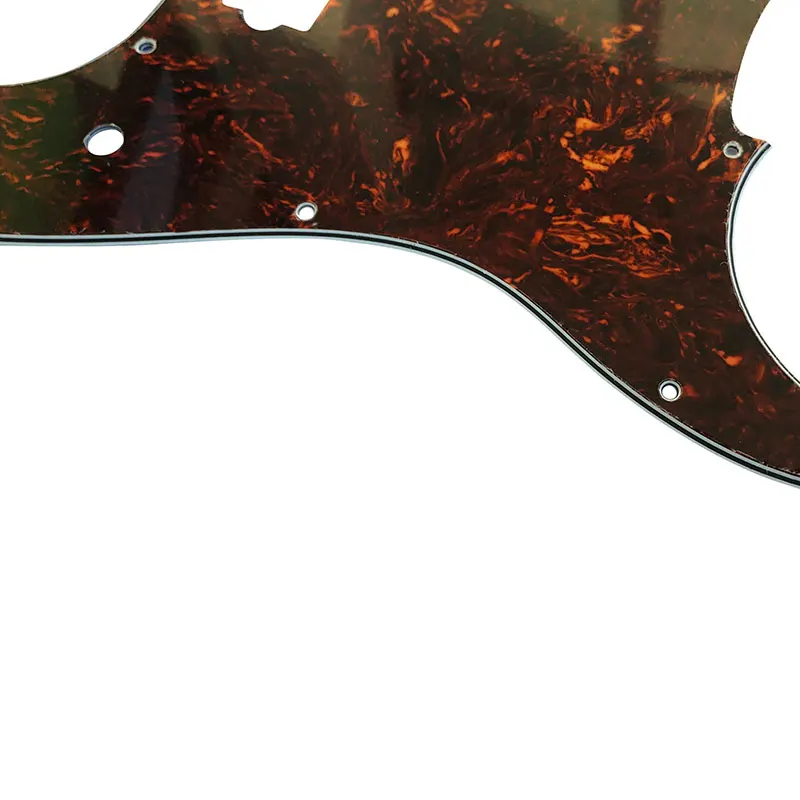 Pleroo на заказ гитара pickgaurd-для роскошной P бас гитары Pickguard царапина пластина, 4 слойный коричневый Tortosie