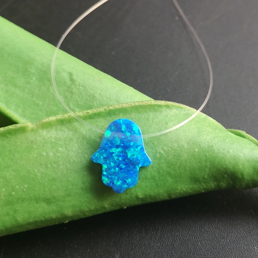 Акция! Женское Ожерелье с опалом 11x13 мм|Подвески| |