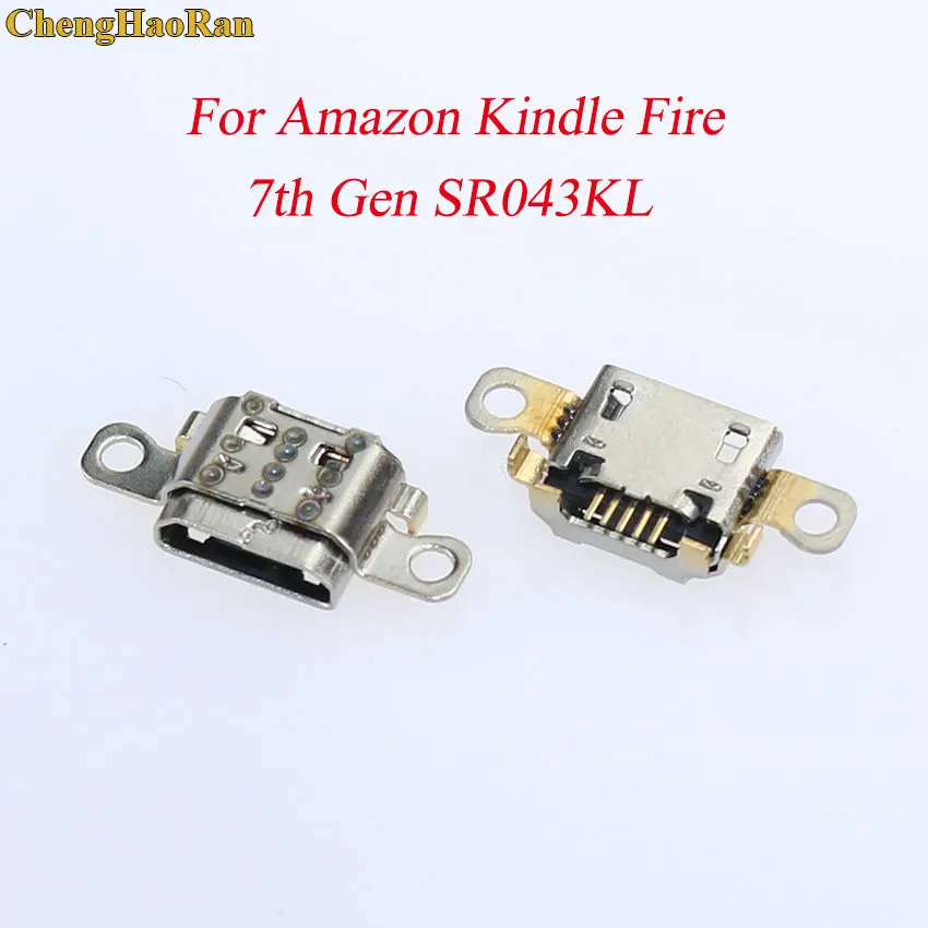 50pcs For Amazon Kindle Fire 7th Gen SR043KL 5 Pin Micro USB Jack Charging Socket Port Connector Power Dock Plug Repair Parts