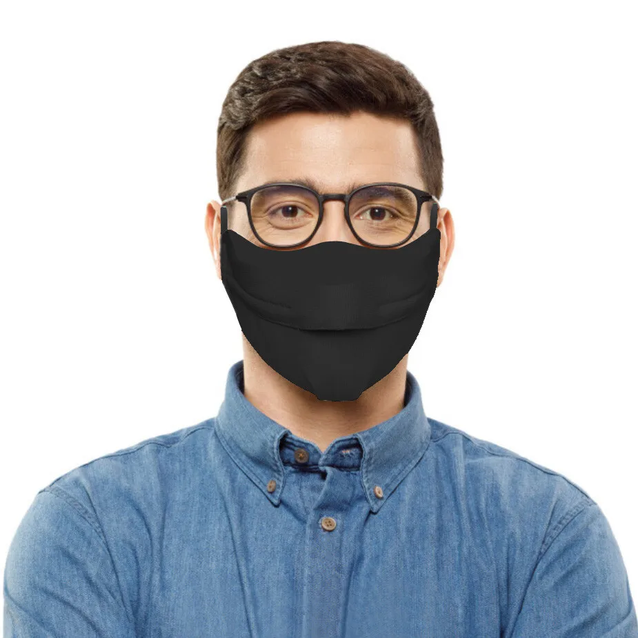 

5pcs Solid Color Mask Adult For Glasses Wearers Prevent Fogging Adjusting Buckle Outdoor Sport Masque Adulte Mascarillas
