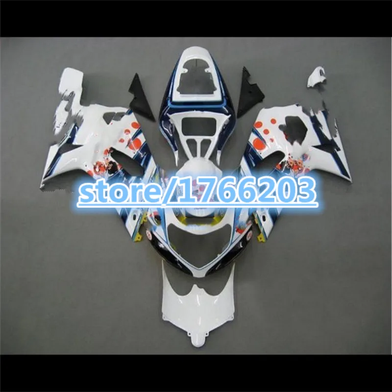 

Brand new for A GSXR 1000 fairings white blue 2000 2001 2002 K2 GSXR1000 fairing kit 00 01 02