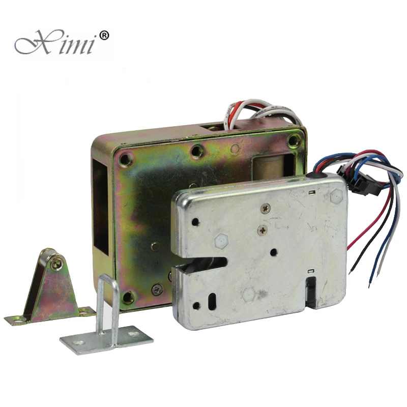 

Электрический Металлический Мини-замок с болтами, 12 В постоянного тока, магнитный замок для ящиков, шкафов, комодов, дверей