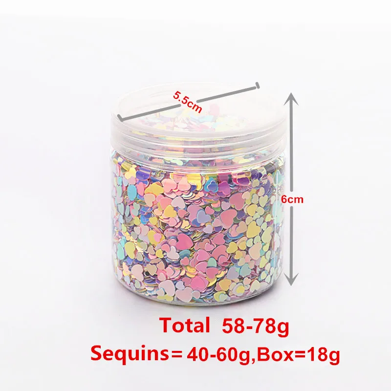 Новинка! 60 г/упак. Box упаковка пайетки микс макарун Цвет DIY для рукоделия Cekiny ногти