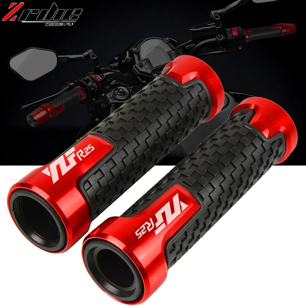 

For YAMAHA YZF-R25 YZFR25 YZF R25 2015 2016 2017 Motorcycle CNC aluminum 7/8" 22mm handlebar grip handle bar handlebar grips