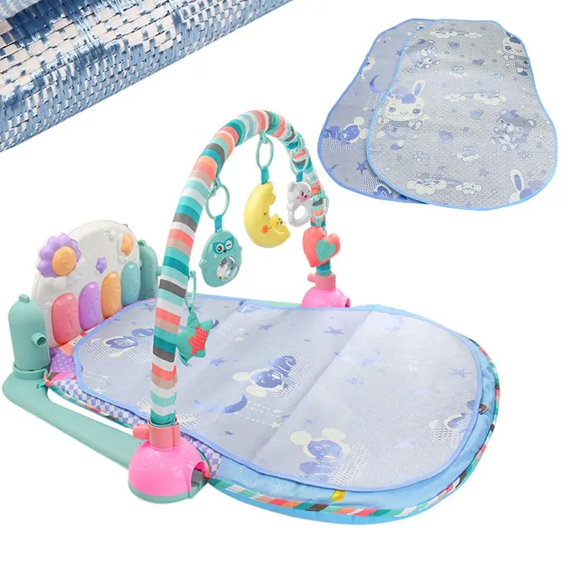 

Baby Play Mat Mat Developing Rugs Carpets Toys Newborns Kids Rug For Piano Music Rattle Toy Rabbit, Mouse Random Sent