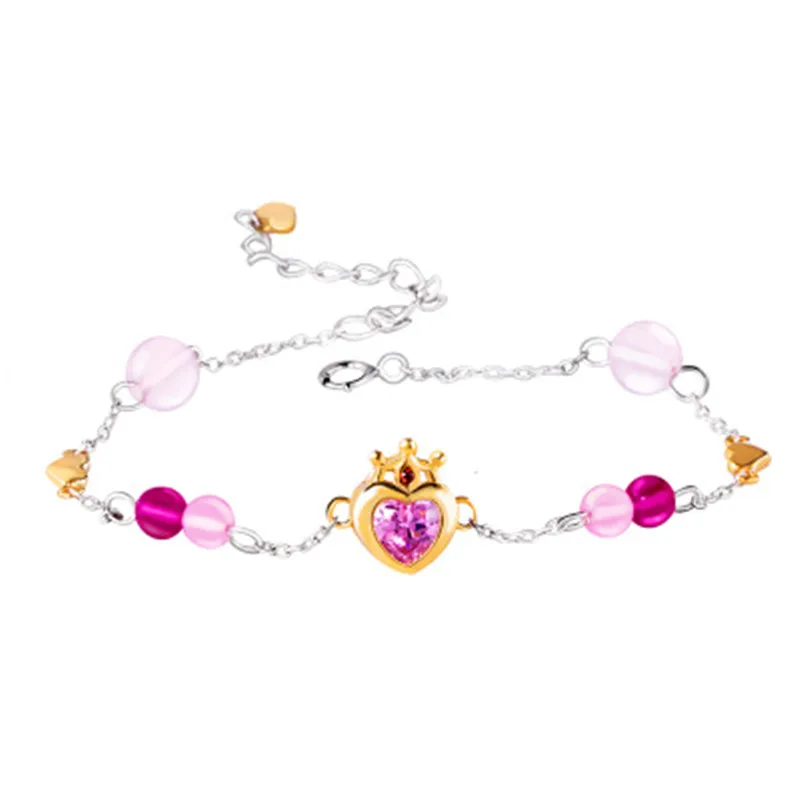 Аниме мультфильм Сейлор Мун Цукино Усаги серебряный браслет Чиба Мамору смокинг