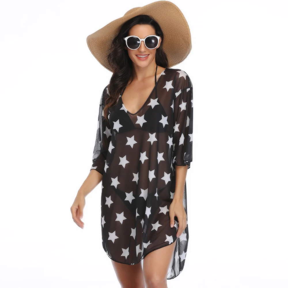 

Women's Swimsuit Beach Cover Up Shirt Bikini Beachwear Bathing Suit Beach Dress