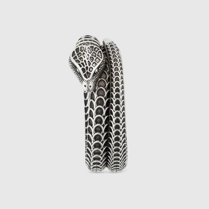 

925 sterling silver restoring ancient ways of modern spirit snake ring shape