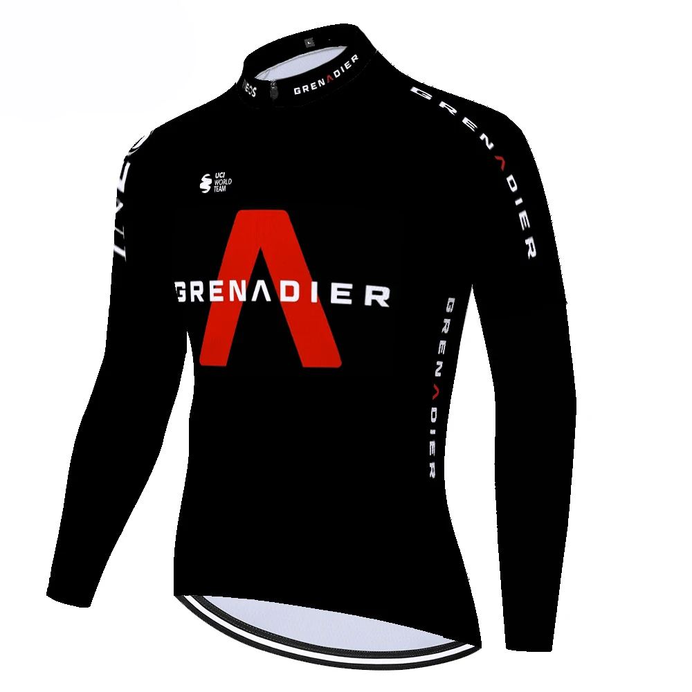 Франция Чемпион ineos Велоспорт Джерси с длинным рукавом мужская зимняя термальная