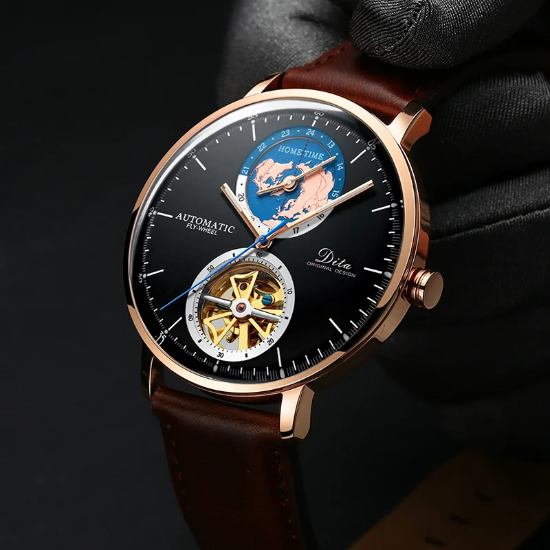 Часы DITAWATCH Мужские автоматические модные брендовые Роскошные деловые