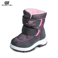 gt goertek boys girls snow boots winter waterproof slip resistant cold weather shoes toddler little kid%e2%80%99s autumn winter boots