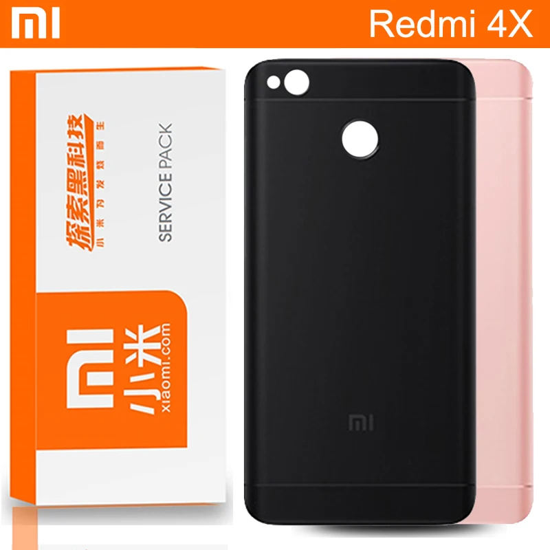 Оригинальный чехол для Xiaomi Redmi 4X задняя крышка батарейного отсека Крышка