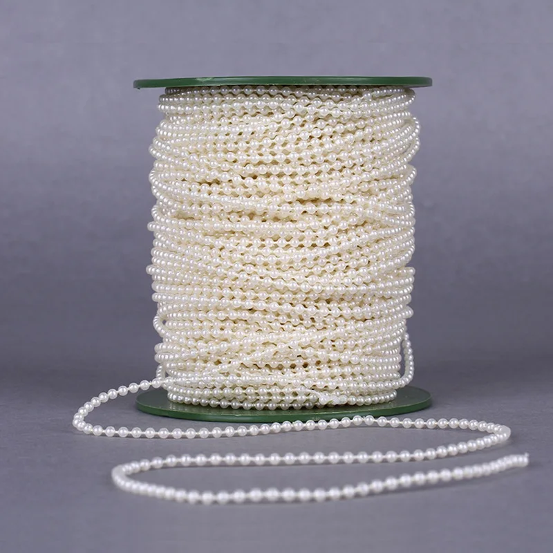 3 мм 50 метров/рулон хлопковая линия искусственные цвета слоновой кости белые