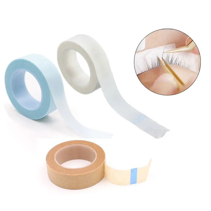 

5 Rolls Breathable Eyelash Extension Tape Lint Free Under Eye Pads Grafted Lashes Non-woven Sticker Patches Makeup Tools