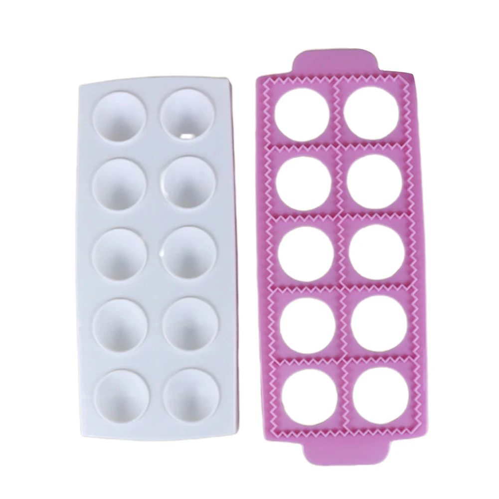 DIY домашняя форма для выпечки силиконовая ravоли волнистые края итальянские