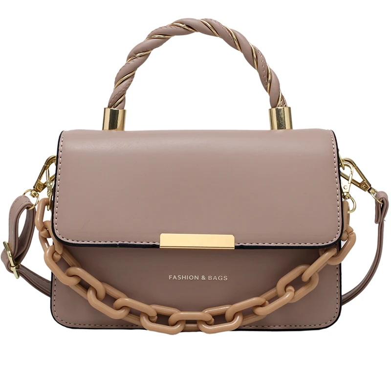 

Luxury Brand Handbag 2021 Fashion New female Tote bag Quality PU Leather Women's Designer Handbag Chain Shoulder Messenger bags