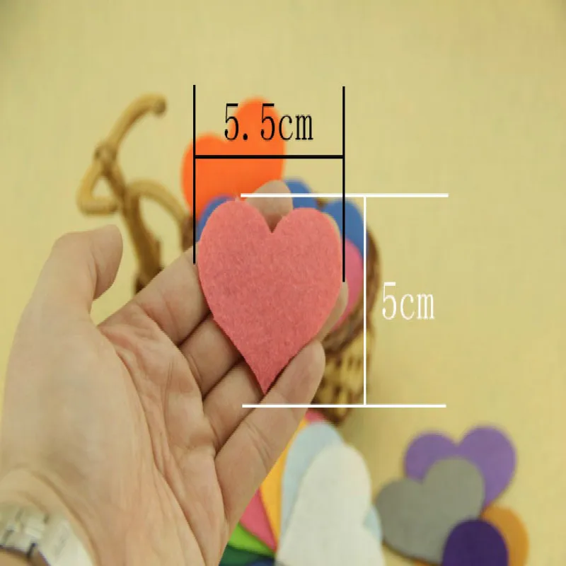 20 шт. Нетканая войлочная ткань Экологичная бабочка фетровая вставка для