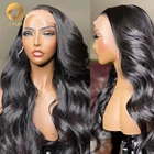 Парик с объемной волной 13х4, парики из человеческих волос на кружеве для женщин, 30 дюймов, предварительно выщипанный бразильский 250 плотность, волнистый парик с кружевной передней частью